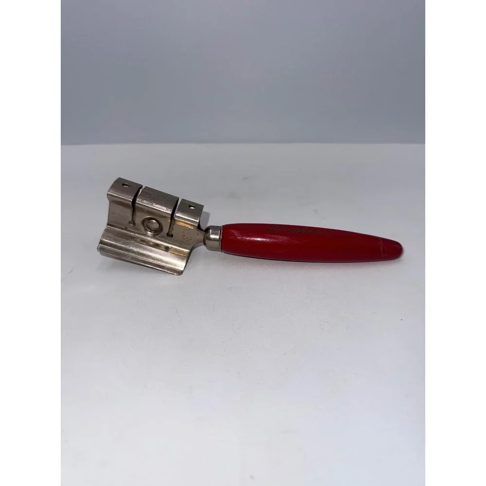 Knife Sharpener Red Vintage Siegler Warm Floor Heaters Promo Tool